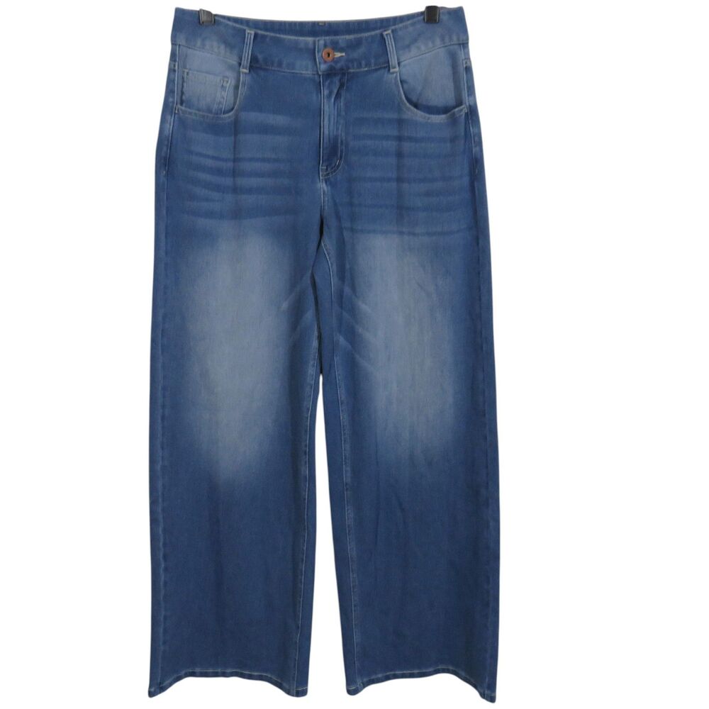 Halara Flex Low Rise Multi Pocket Stretchy Baggy Wide Leg Jeans Size Medium